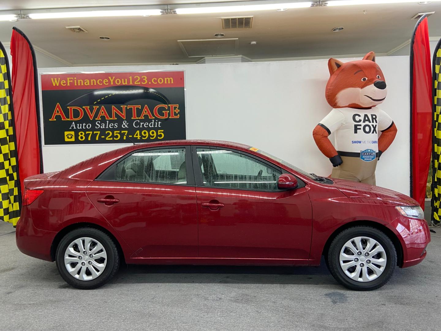 2012 RED Kia Forte (KNAFU4A21C5) , AUTOMATIC transmission, located at 533 S West End Blvd., Quakertown, PA, 18951, (877) 257-4995, 40.343994, -75.303604 - Photo#0